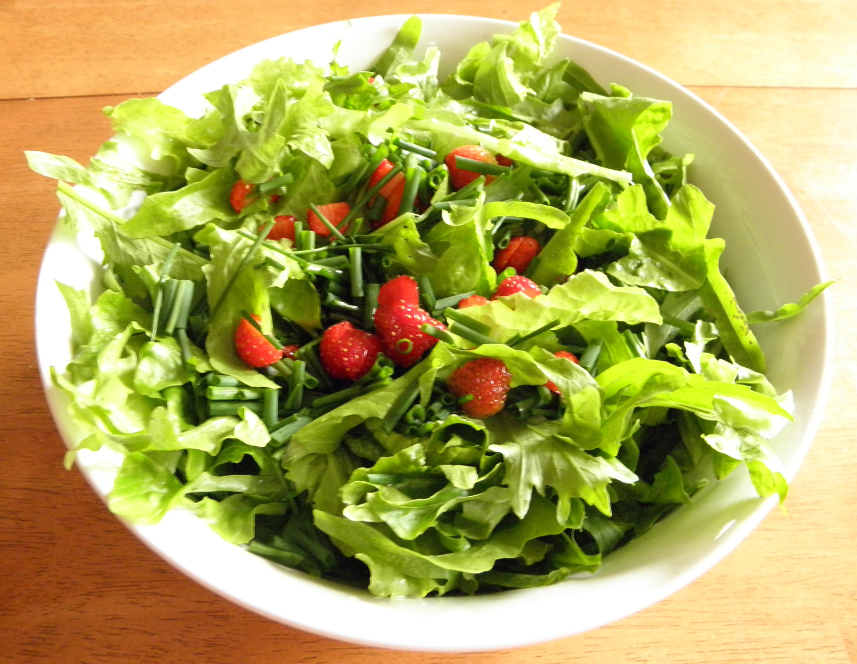 freash green salad